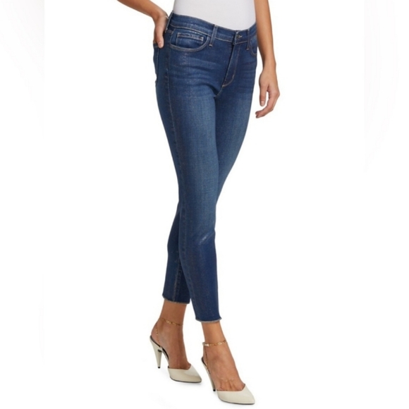 L'AGENCE  El Matador French Slim Crop Jeans Sz 25 - Picture 3 of 8